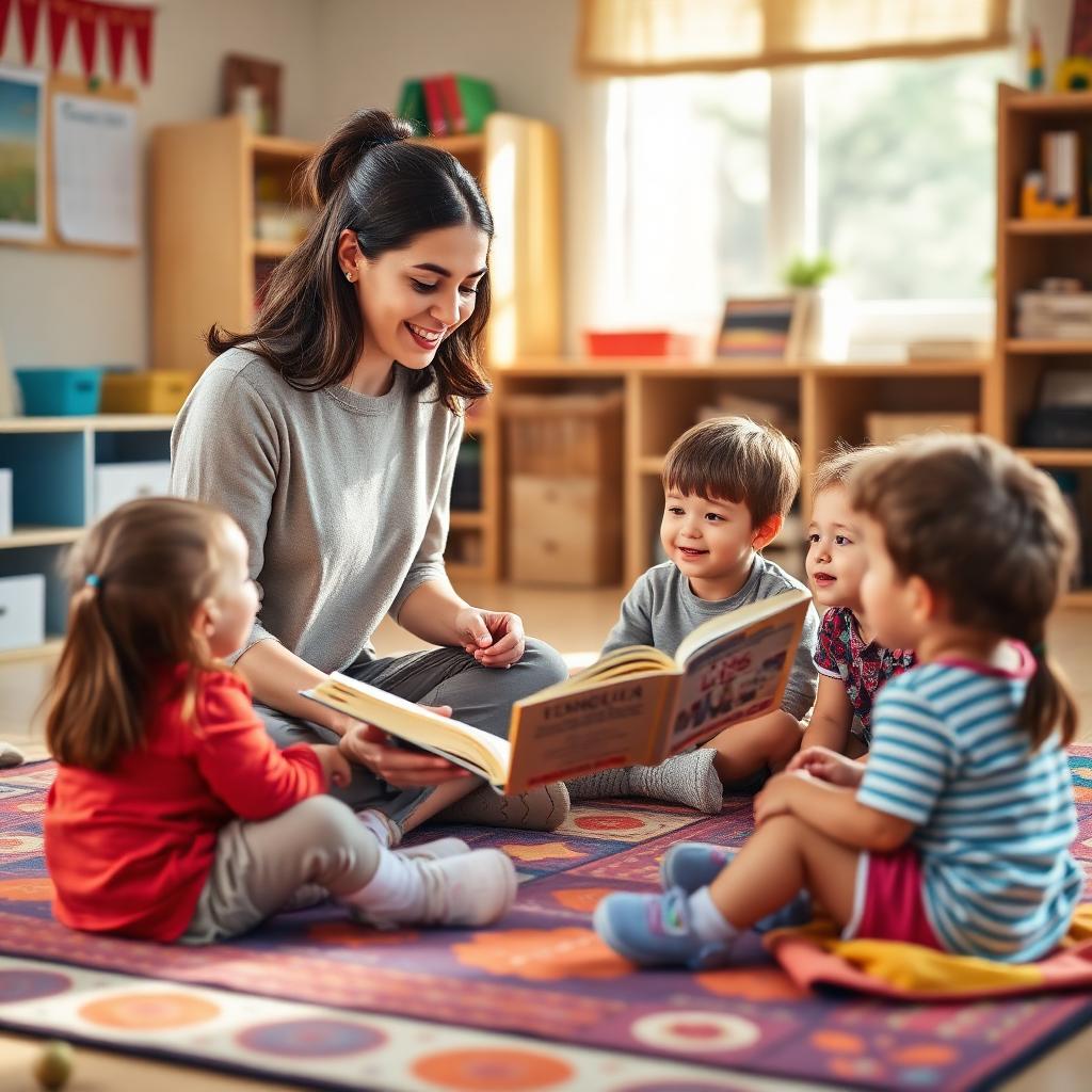 Cuentacuentos en inglés con grupo de peques
