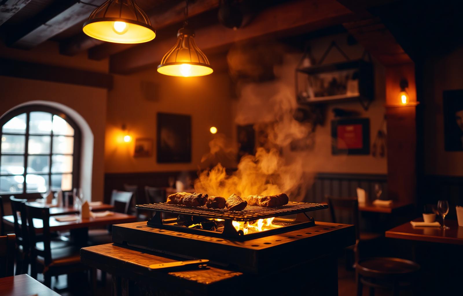 Carnes a la brasa en el Restaurante El Chuletero